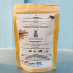 Back view of Flavus Organic Ashwagandha Powder pouch