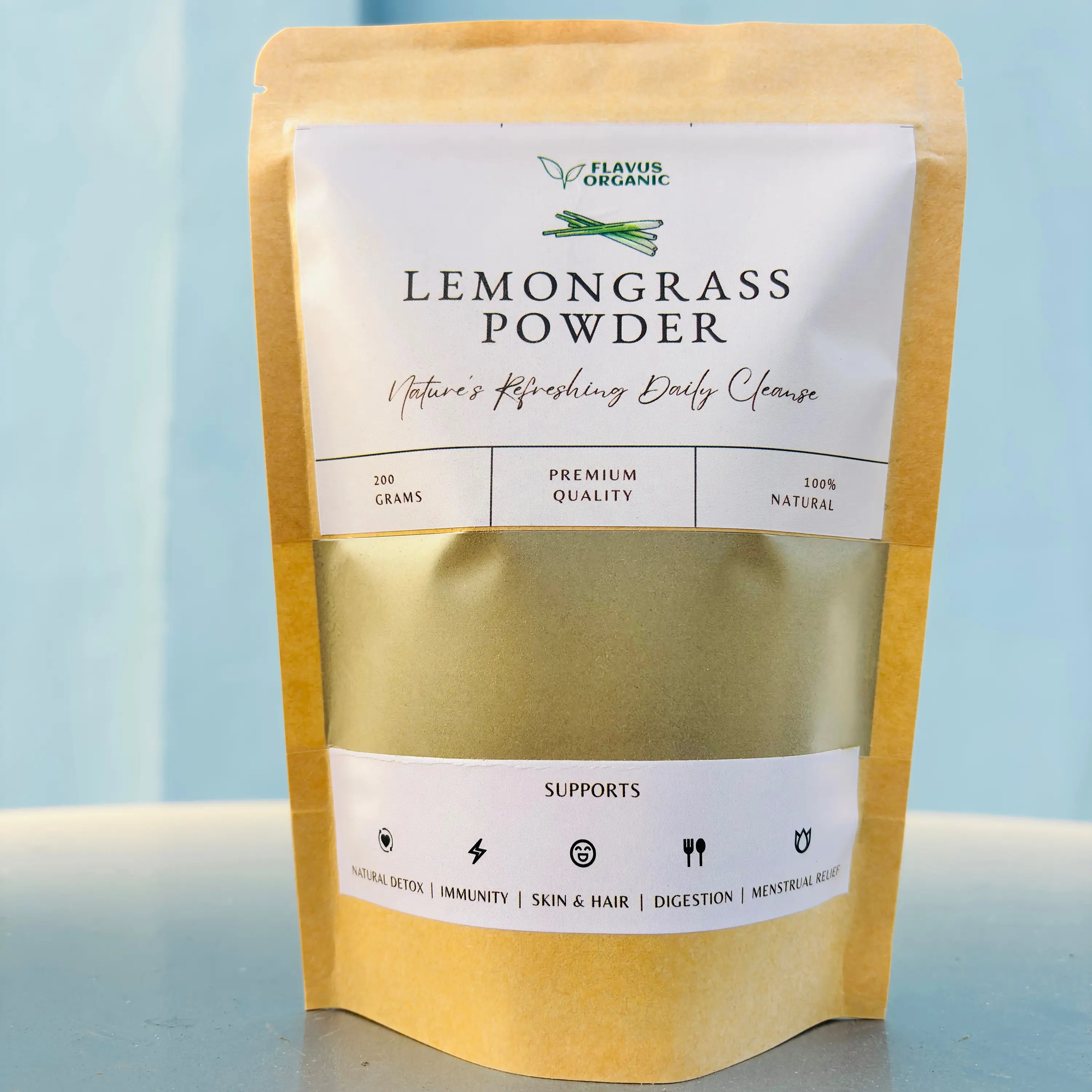 Lemongrass Powder Pouch Front