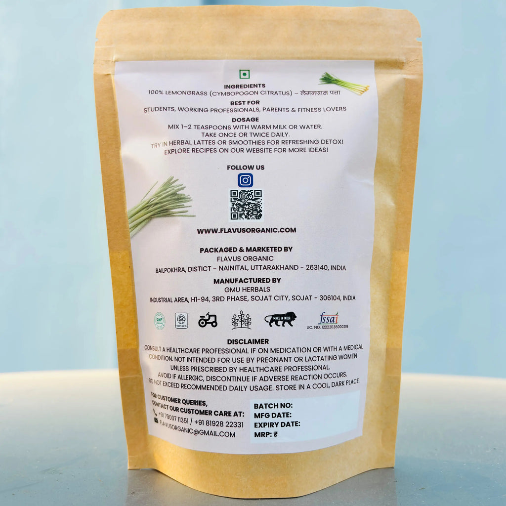 Lemongrass Powder Pouch Back