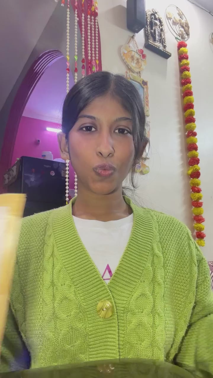 A young girl preparing evening tea using Flavus Organic Lemongrass Powder